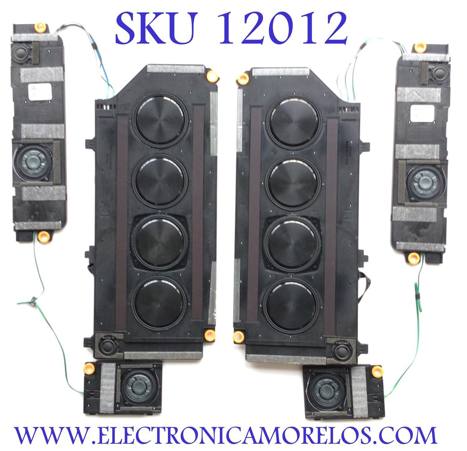 KIT DE BOCINAS PARA TV SAMSUNG 8K ( 6 PZ ) / NUMERO DE PARTE BN96-53039B (LH) / BN96-53039B (RH) / BN9653039B / 53039B / 6Ω / 10W / PC+GF30, V-0 / NH-5008G30 / HAIERE230779 / VI1N19 / PANEL CY-TA075JLAV1H / MODELO QN75QN900AFZXA AA01